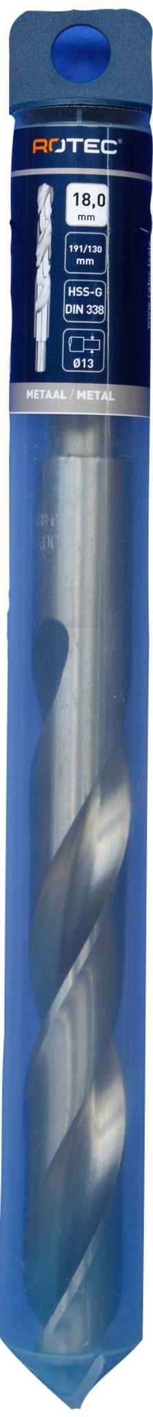Rotec HSS-G Spiraalboor DIN338 type N  18 mm  1 st.