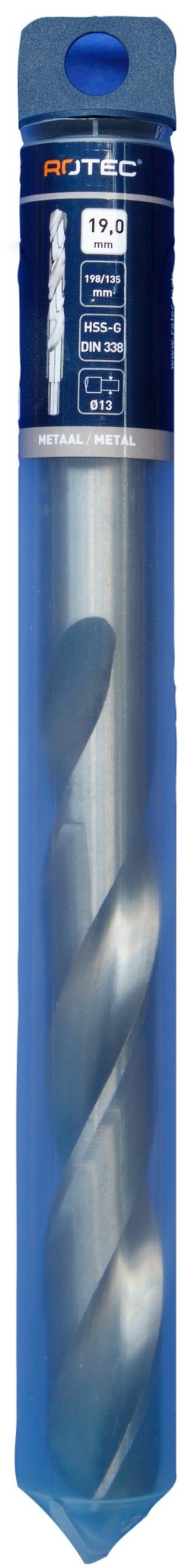 Rotec HSS-G Spiraalboor DIN338 type N  19 mm  1 st.