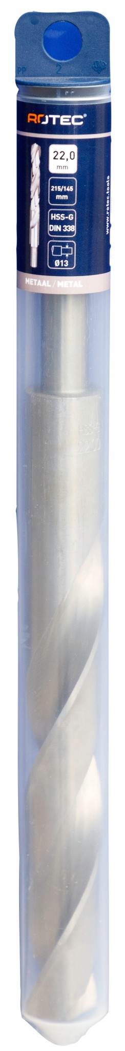 Rotec HSS-G Spiraalboor DIN338 type N  21 mm  1 st.