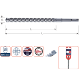 Rotec Hamerboor SDS plus Quattro-X  12,0x210/260