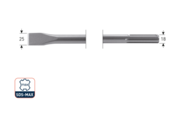 SDS-max platte beitel 25x280