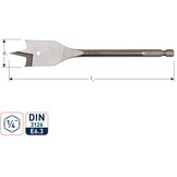 Rotec Speedboor met 1/4 inch. Bitaansluiting 12 x 152 mm