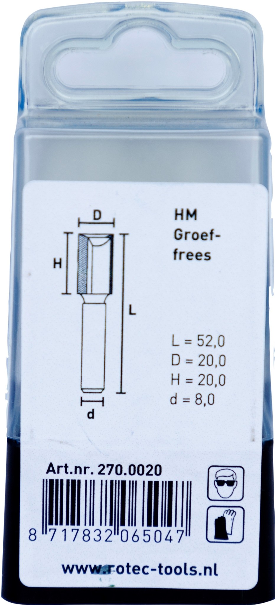 Rotec HM Groeffrees Silver Line Ø 20 mm