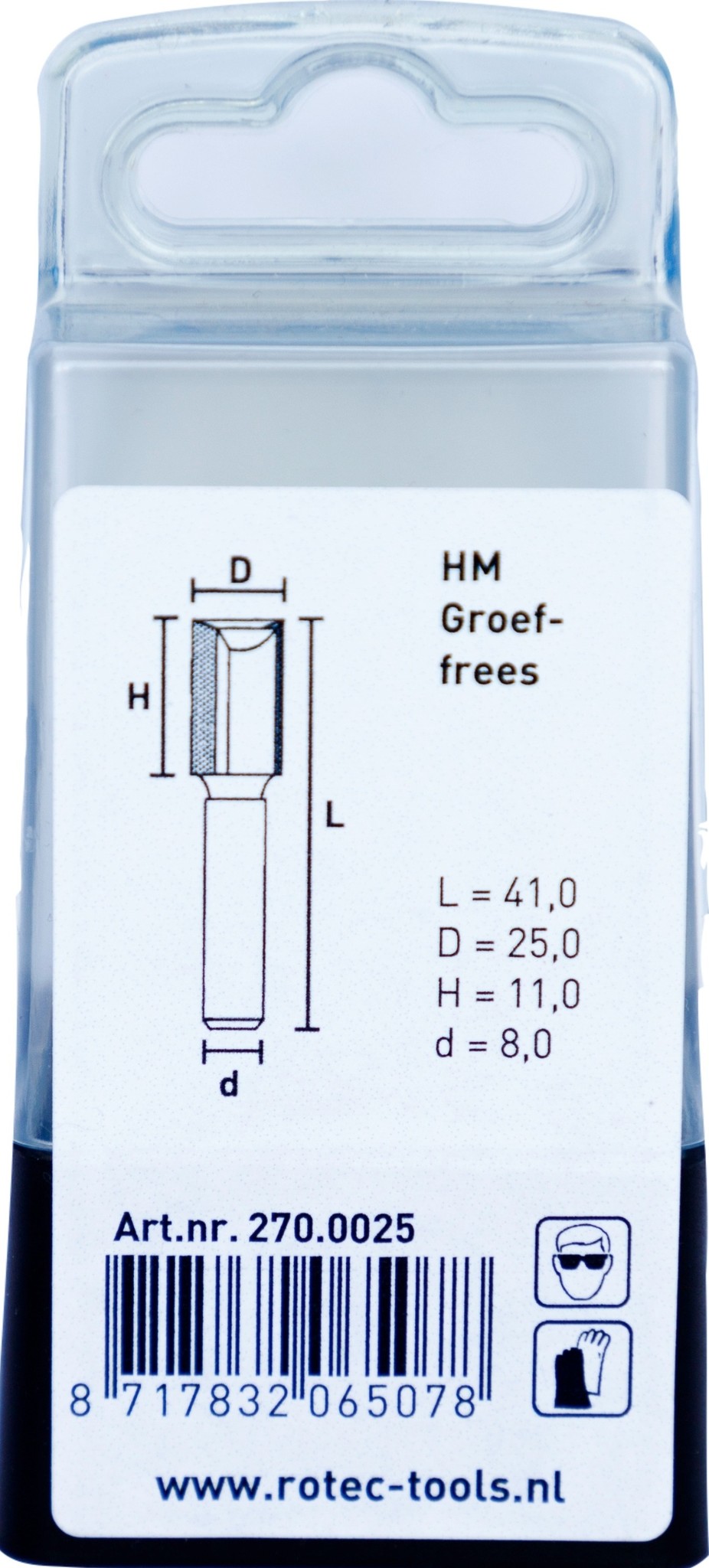 Rotec HM Groeffrees Silver Line Ø 25 mm