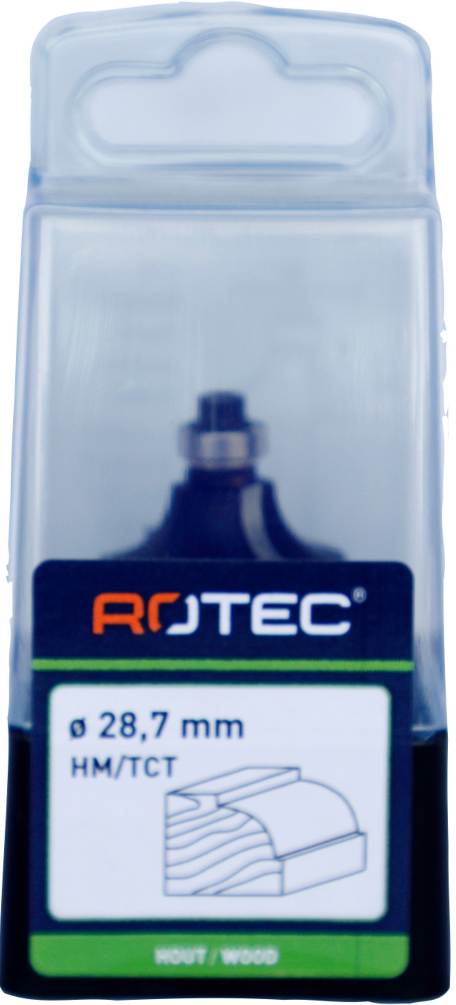 Rotec HM Kwartrondprofielfrees Silver Line / ø28,7 mm