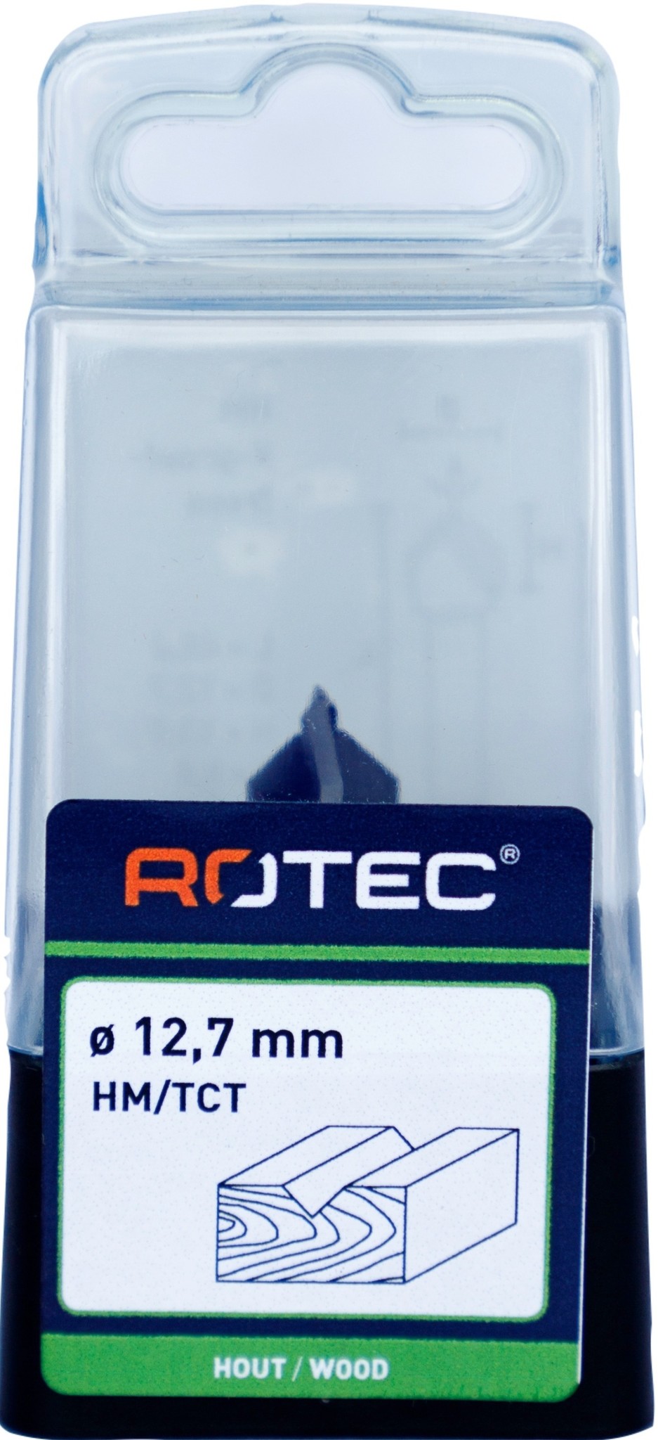 Rotec HM V-groeffrees 90° Silver Line / ø12,7 mm