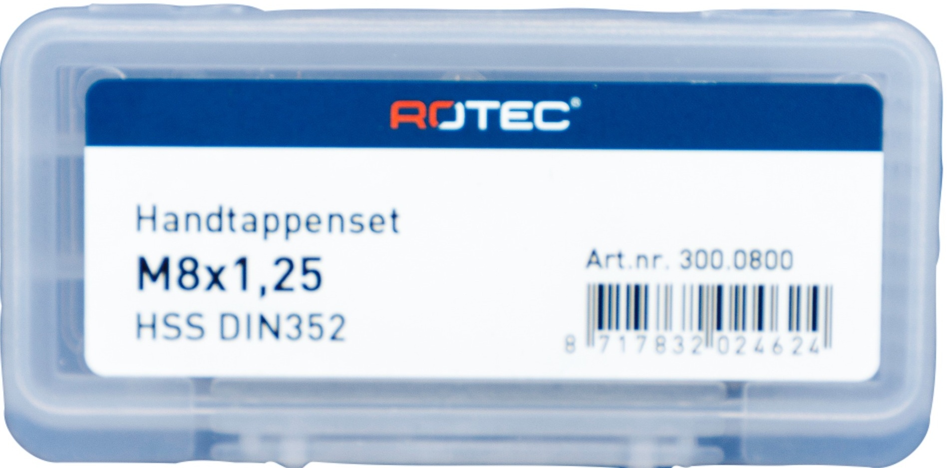 Rotec HSS Handtappenset M8x1,25 3 stuks