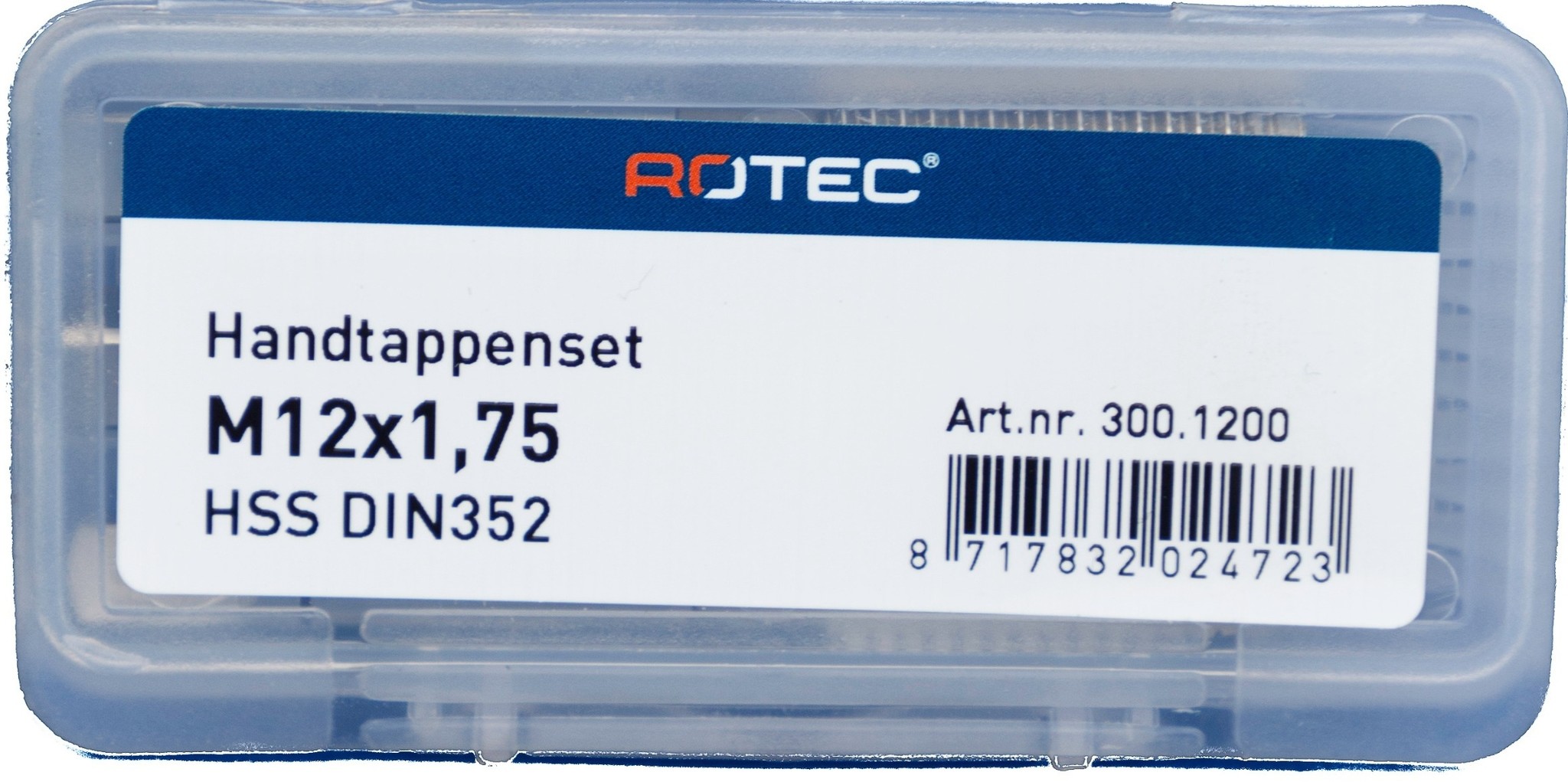 Rotec HSS HandtappensetM12x1,75 3 stuks