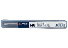 Rotec Machinetap metrisch Opti-line DIN371 doorlopend M8