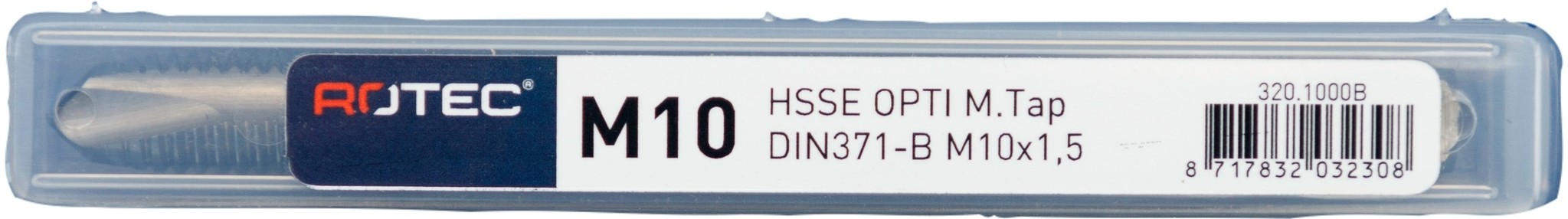 Rotec Machinetap metrisch Opti-line DIN371 doorlopend M10