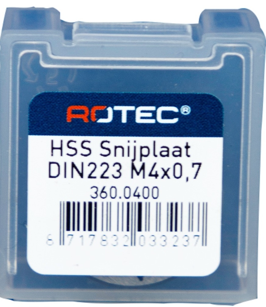 Rotec HSS Ronde snijplaat M4