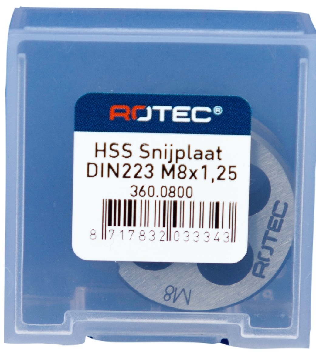 Rotec HSS Ronde snijplaat M8