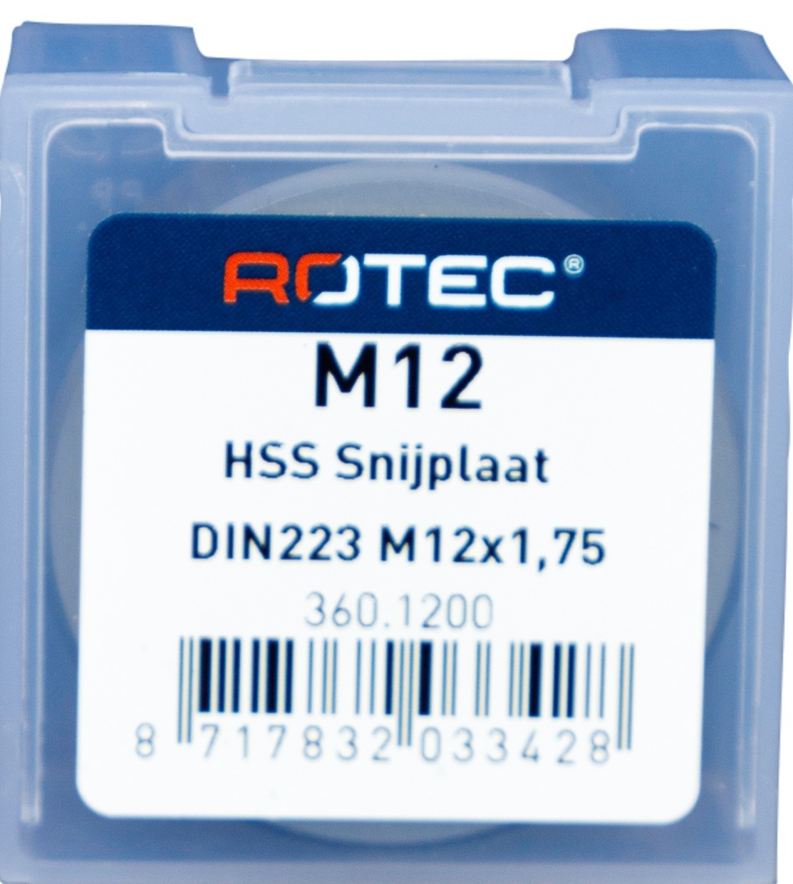 Rotec HSS Ronde snijplaat M12