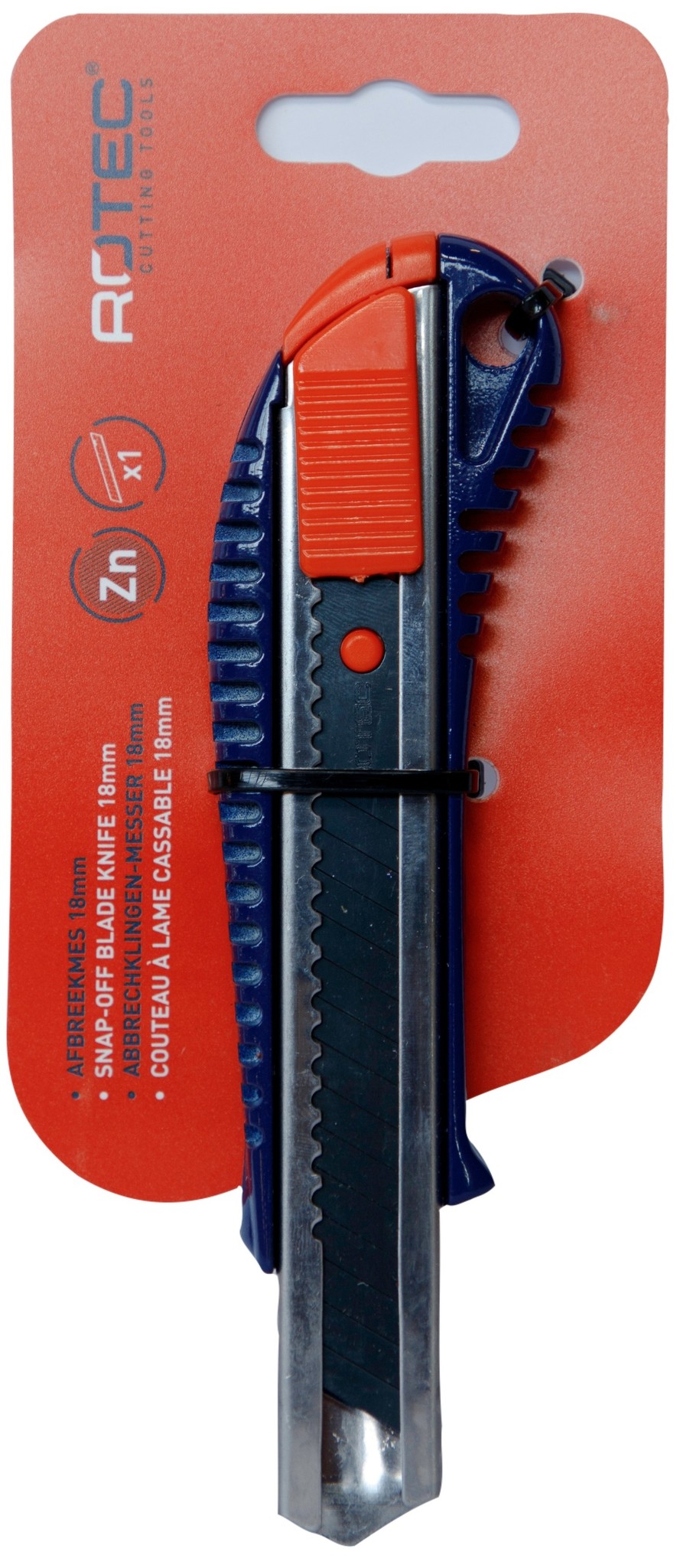 Afbreekmes 18mm Zink OPTI