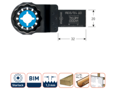 Rotec Multitool zaagblad Hout/Metaal Starlock OT13/20bi