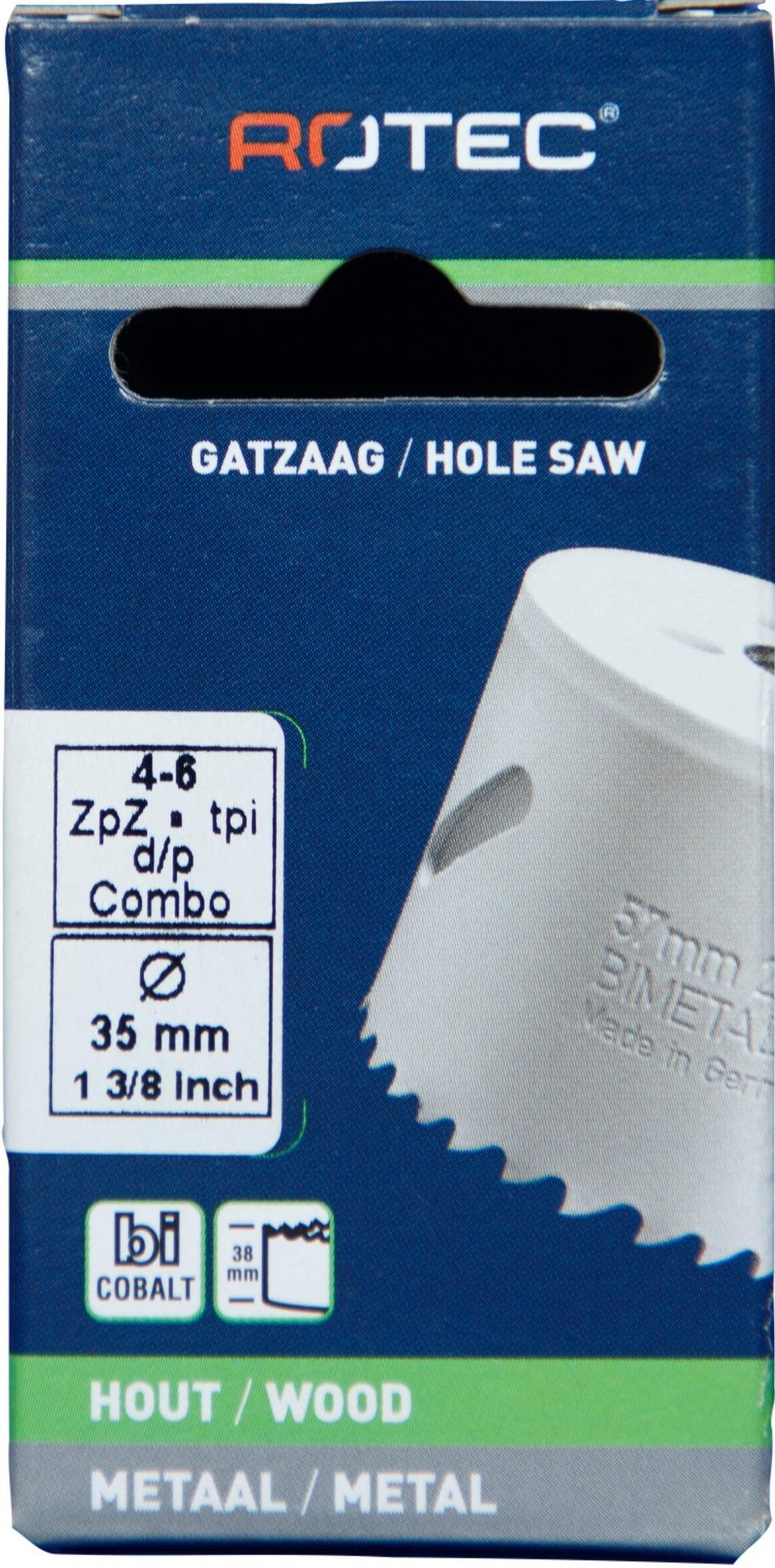 Gatzaag Bi-metaal CO8  Ø 35 mm