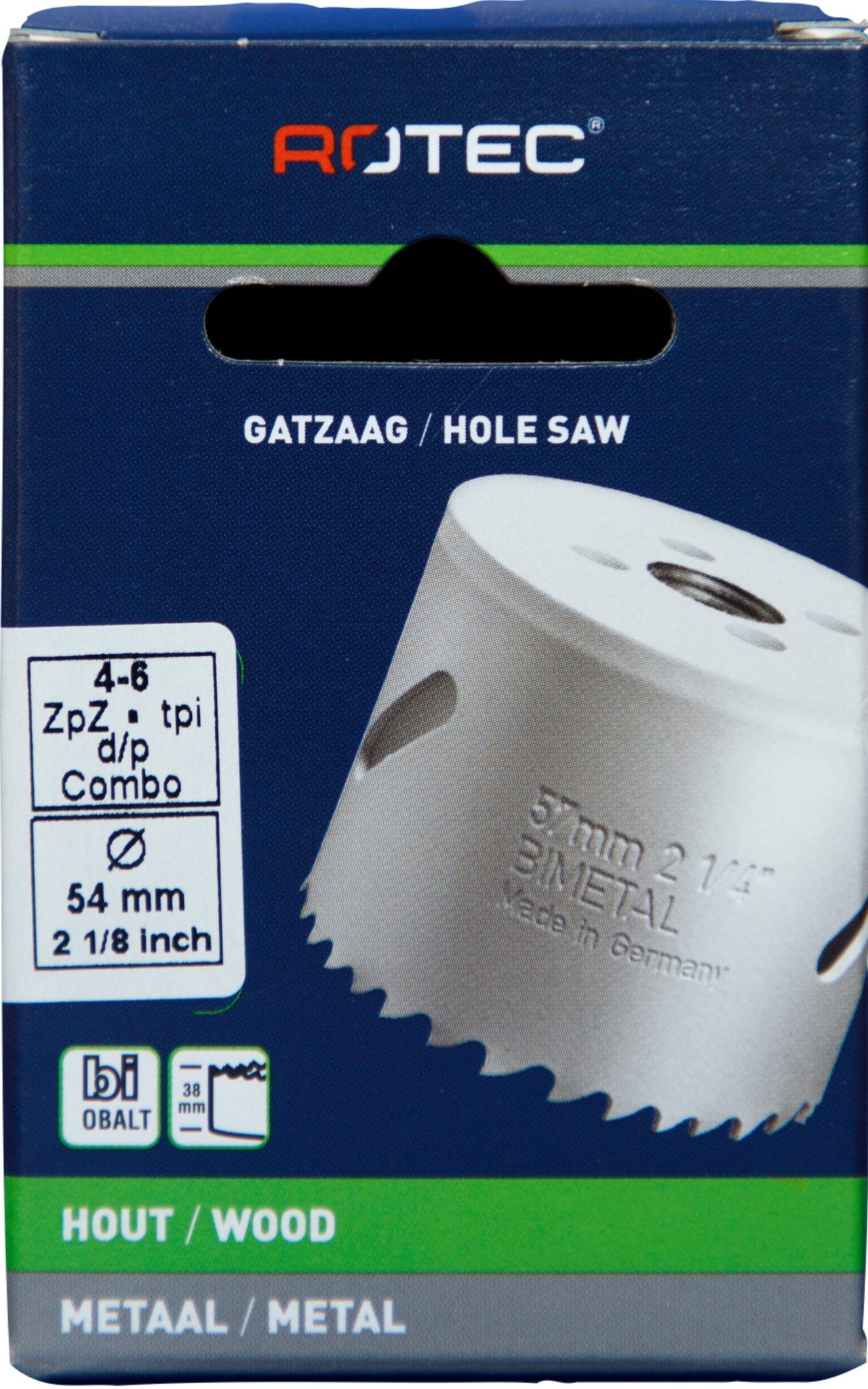 Gatzaag Bi-metaal CO8  Ø 54 mm