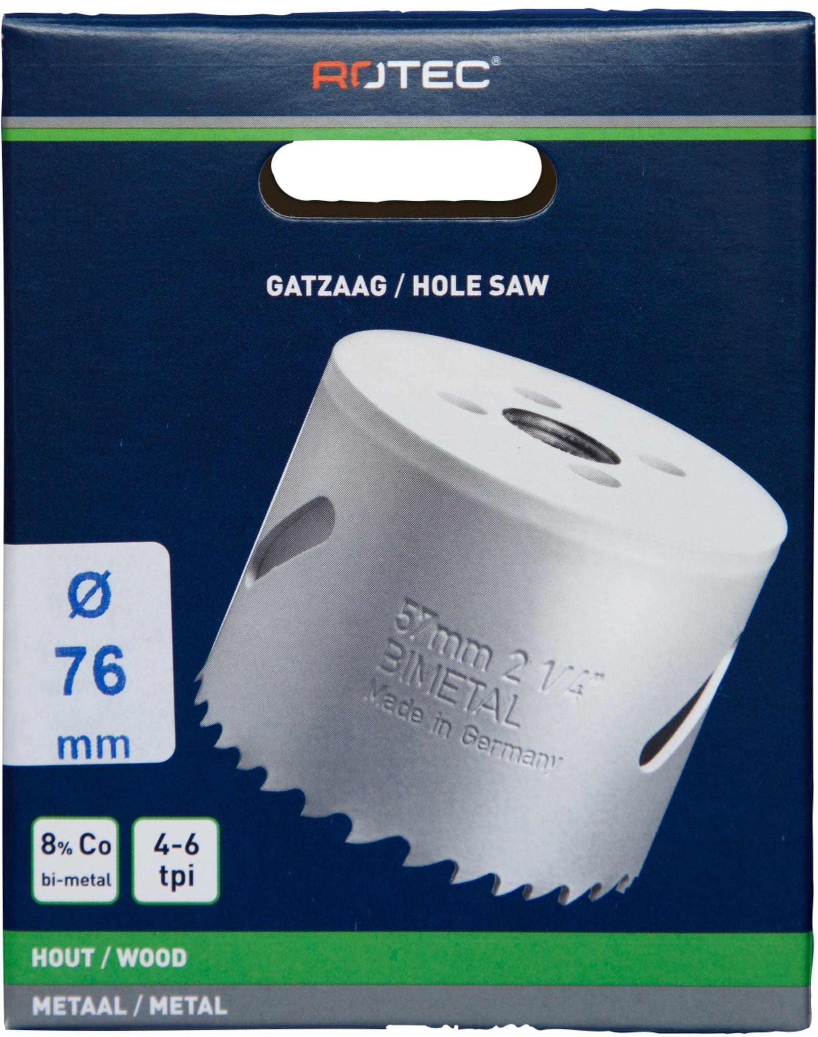 Gatzaag Bi-metaal CO8  Ø 76 mm