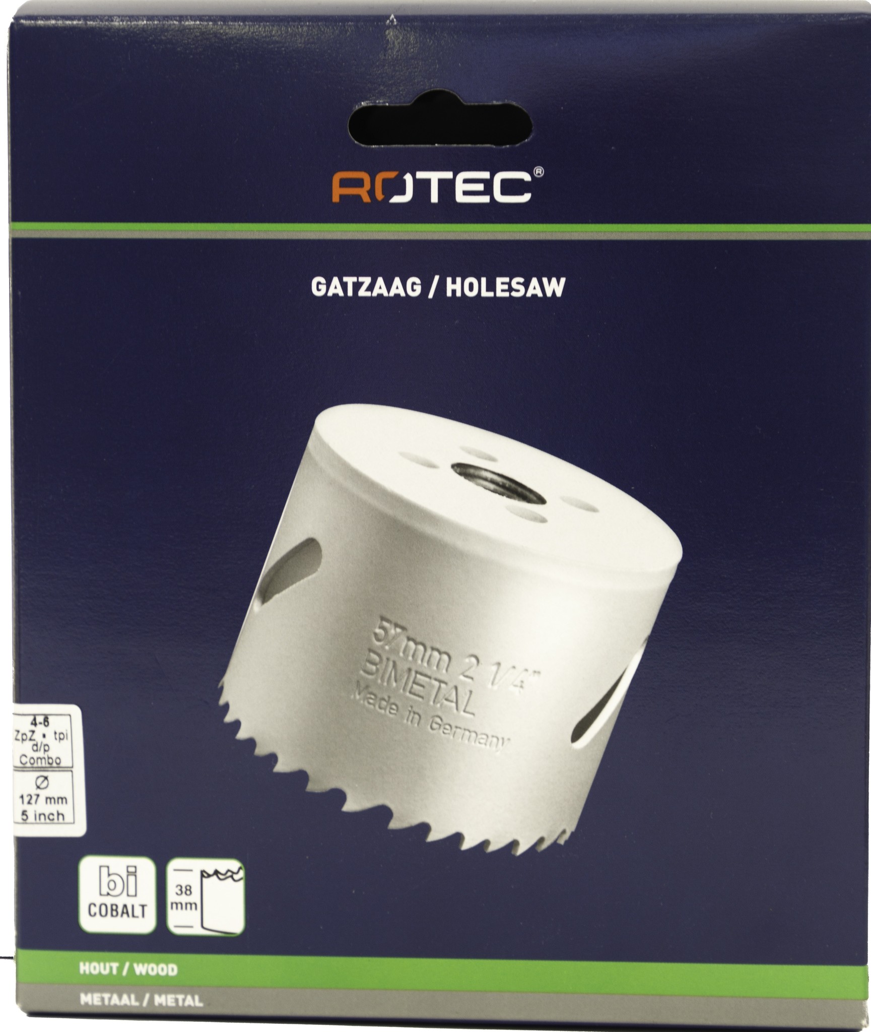 Gatzaag Bi-metaal CO8  Ø 127 mm