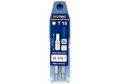 Rotec PRO Bit T15 (Torx) L 25mm 2 stuks