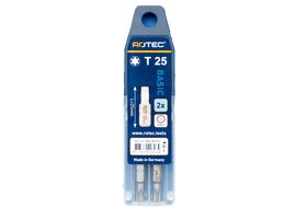 Rotec PRO Bit T25 (Torx) L 25mm 2 stuks