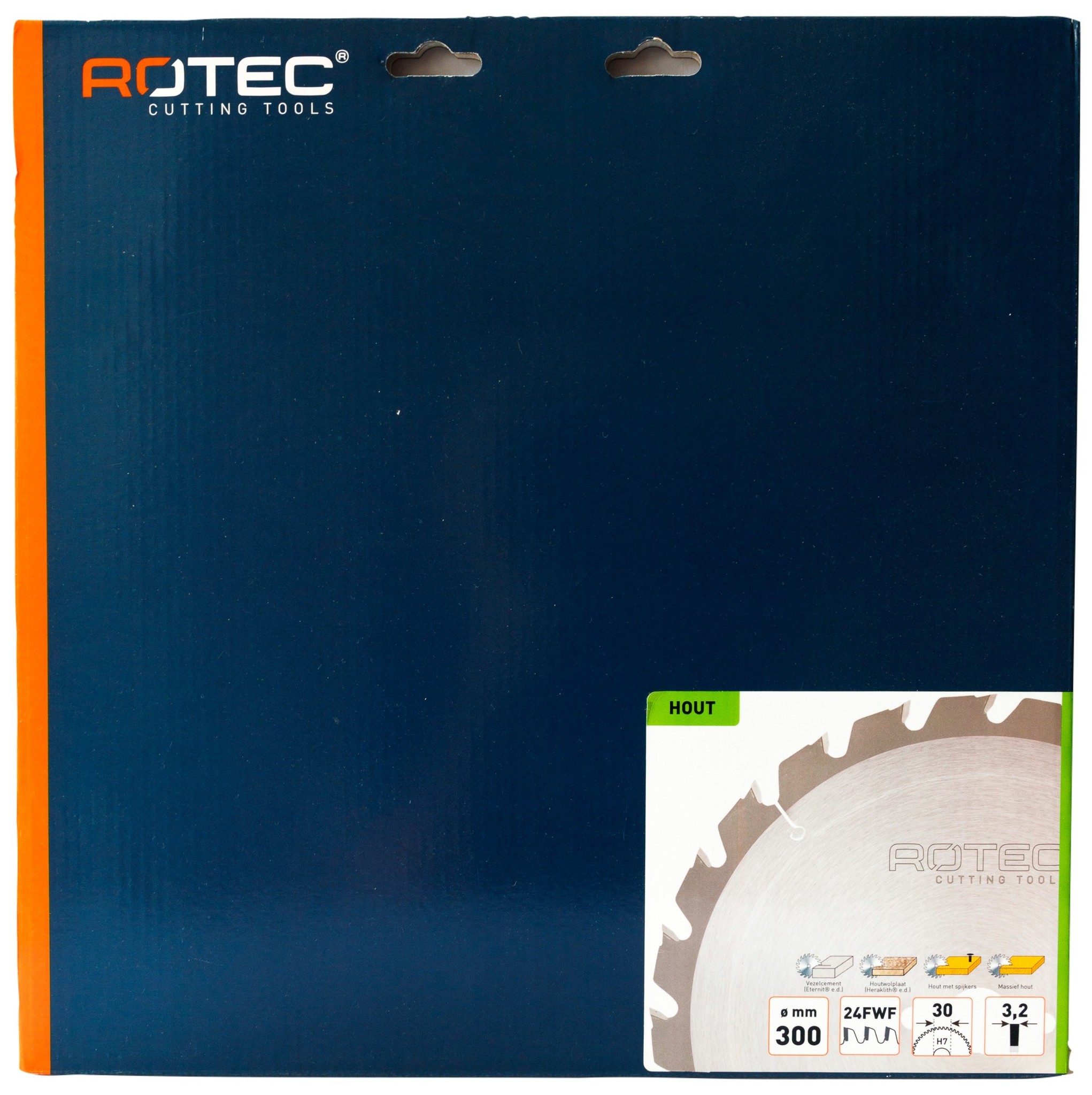 Rotec HM Bouwcircelzaagblad  ø300x30 Z24 FWF