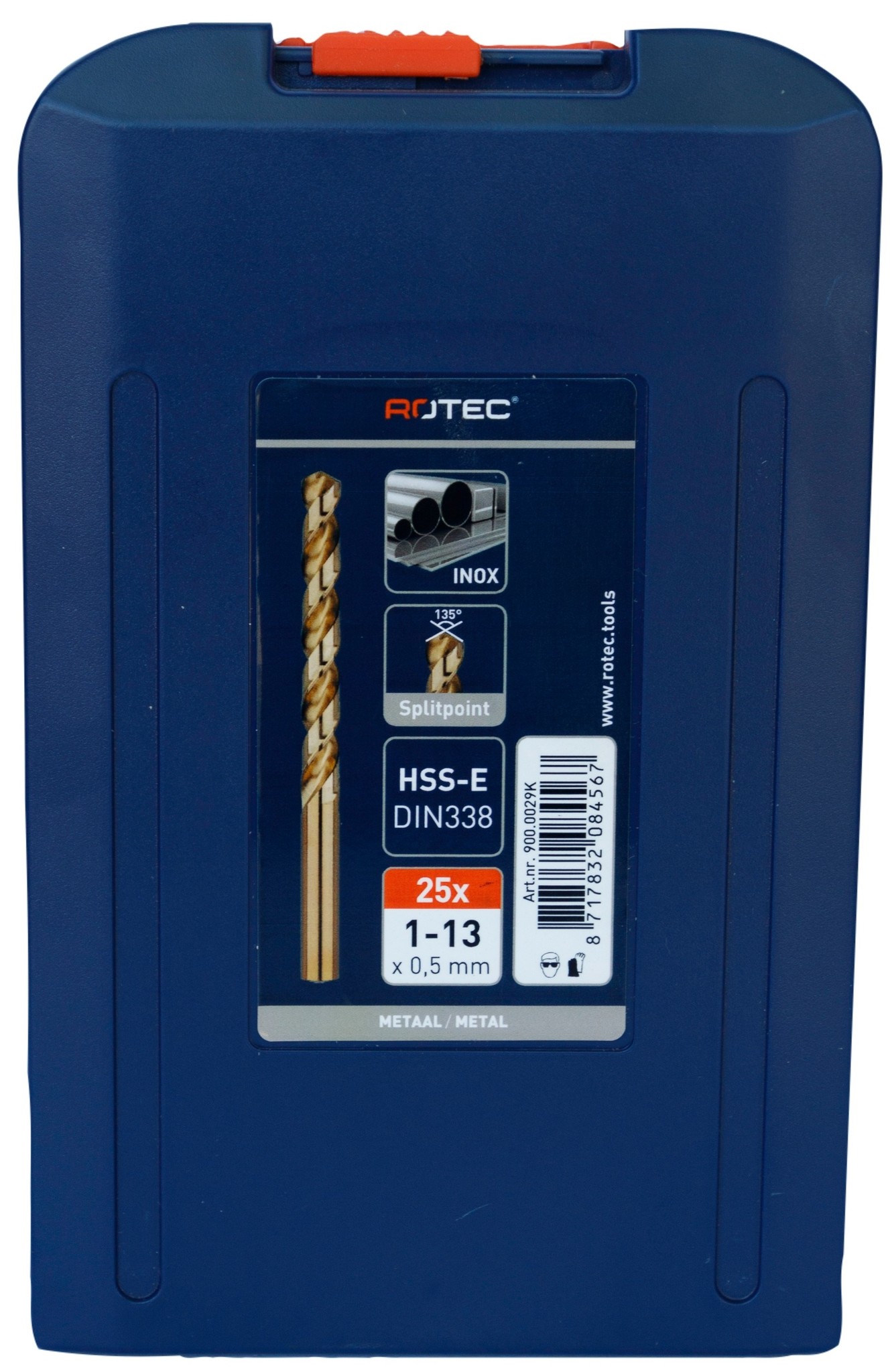 HSS-Co Spiraalborenset Silverline Type 111 25-delig, ø1-13 mm