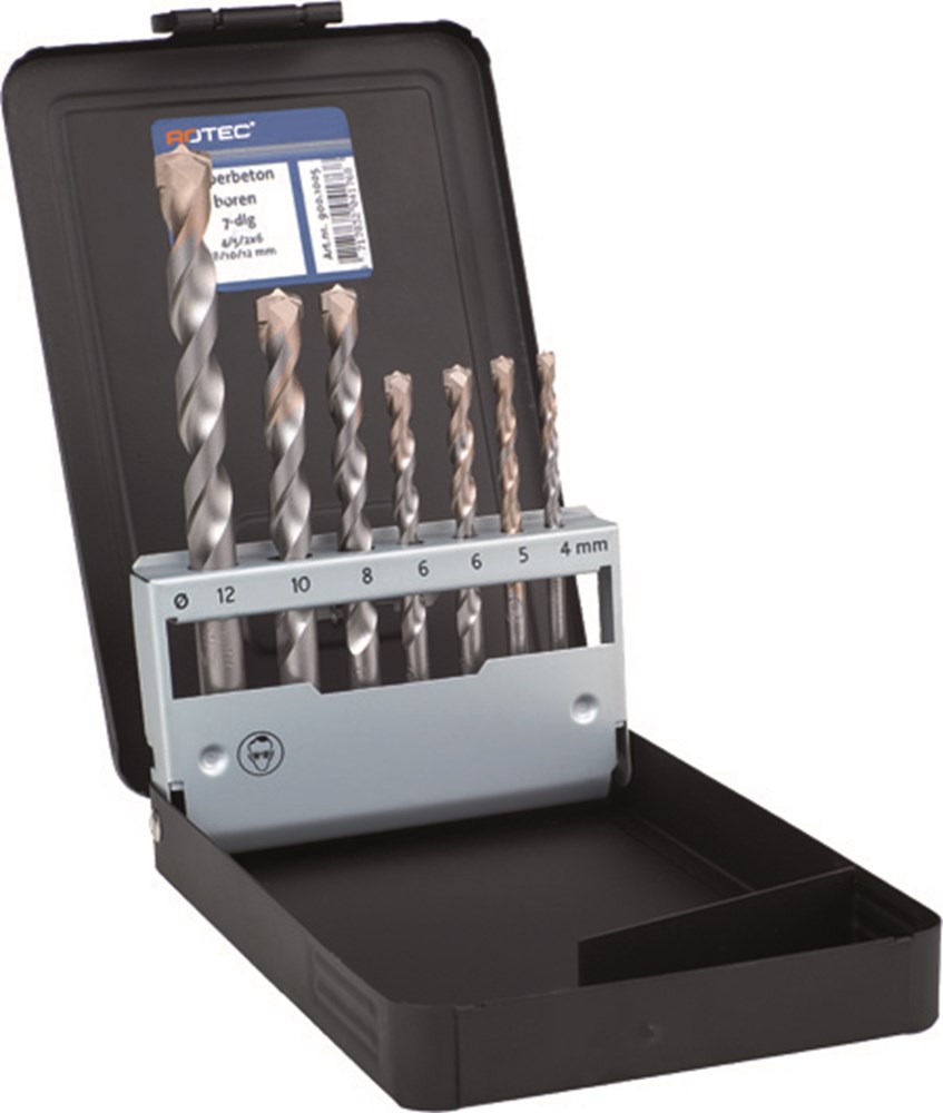 Rotec Super betonborenset Type 220  7-delig  ø 4-12 mm