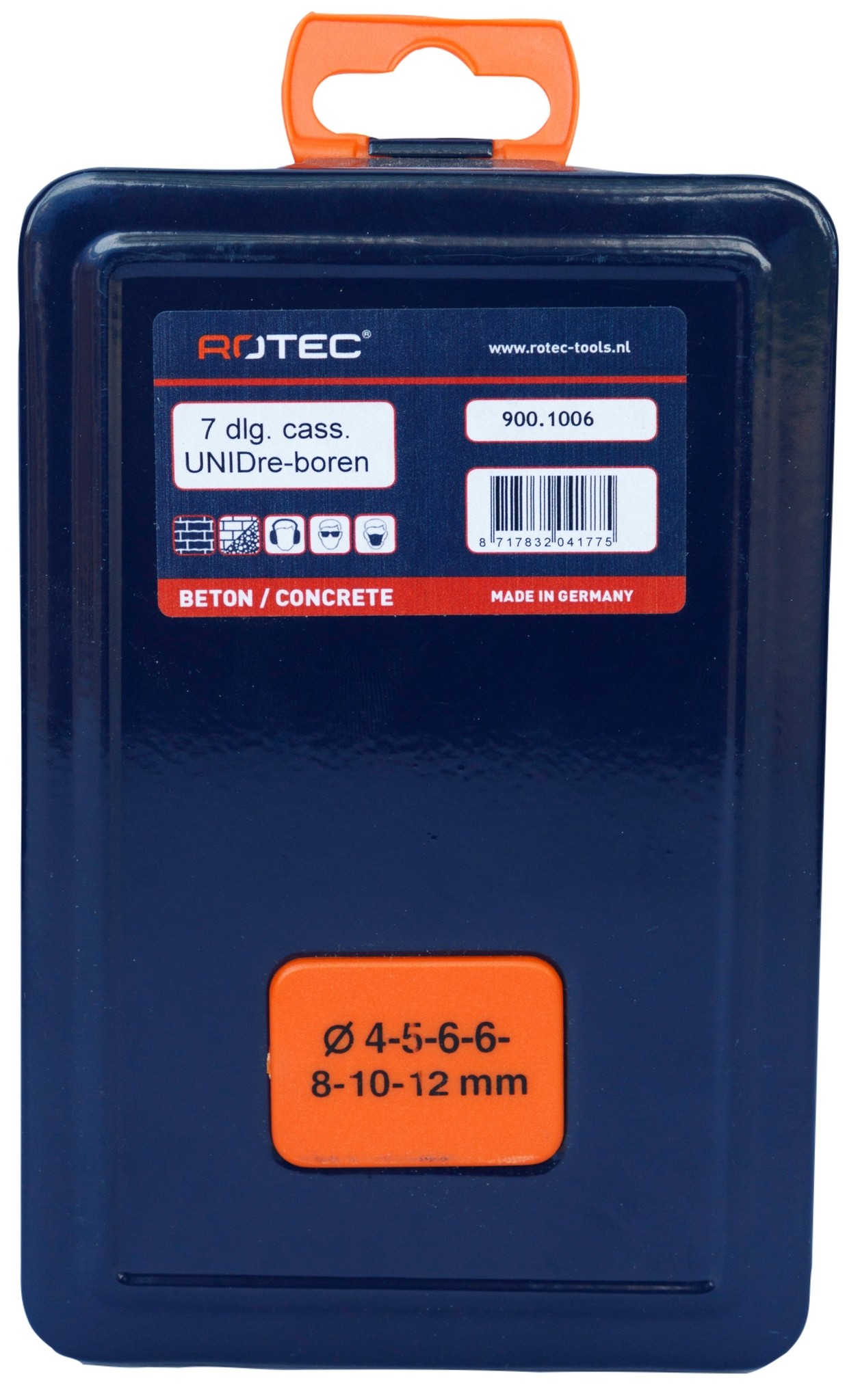 Rotec UNIDre-borenset type 226  7-delig ø 4-12 mm