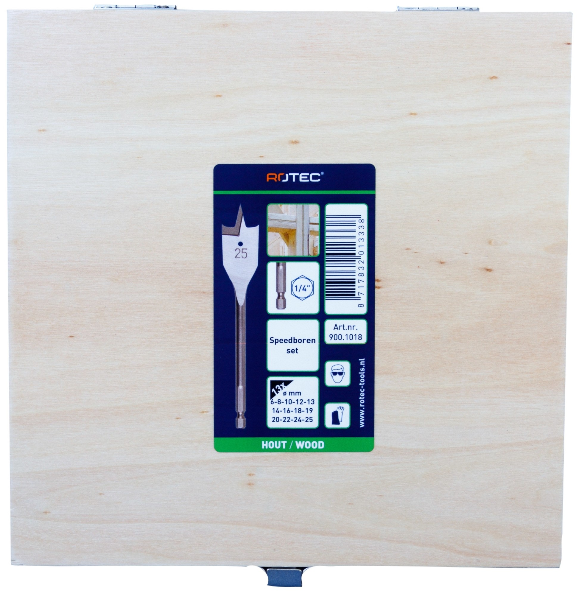 Rotec Speedborenset type 230 13-delig ø 6-25 mm