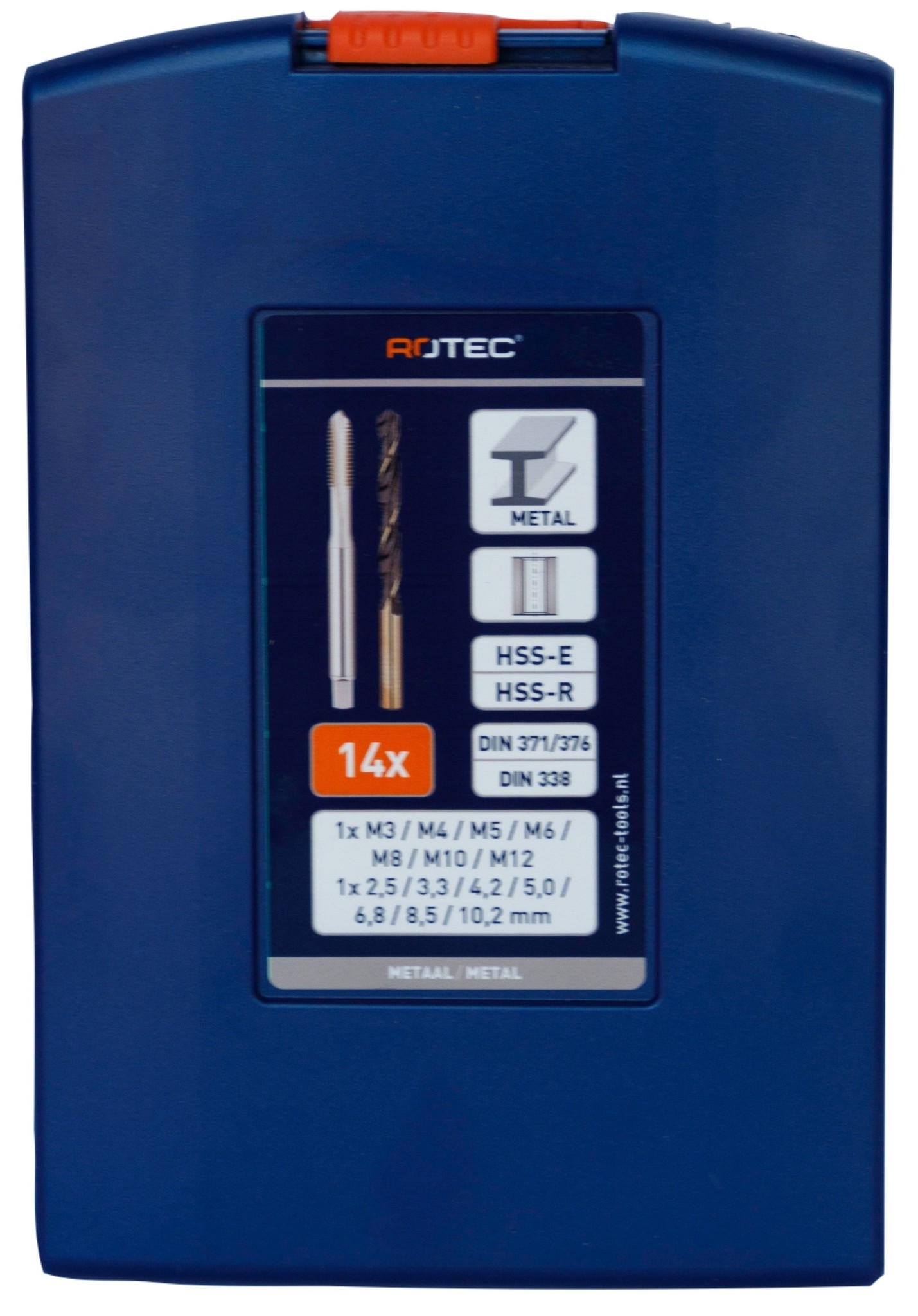 Boor + machinetapset DL type OPTI 7 + 7-delig M 3-M12K