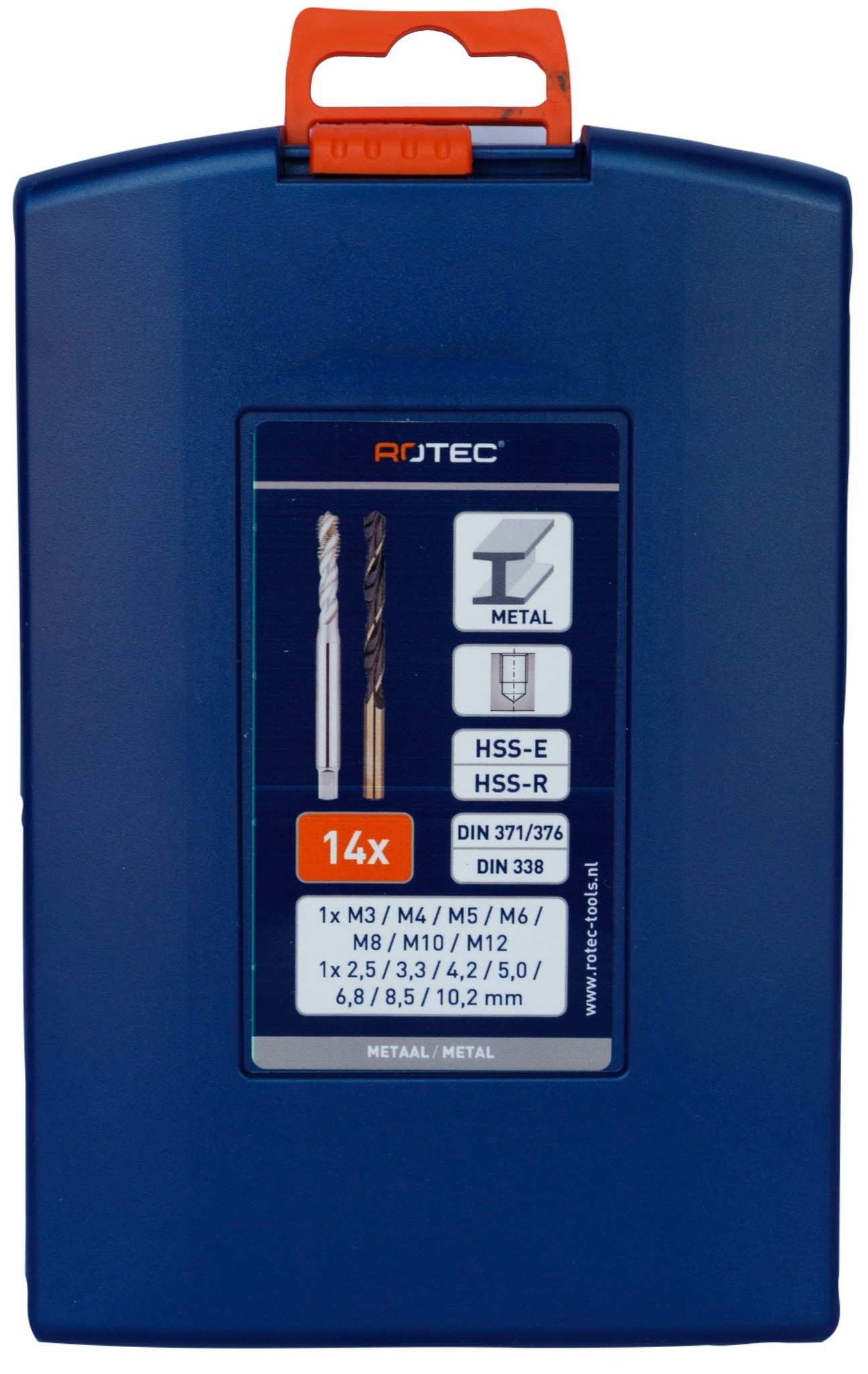 Boor + machinetapset BL type OPTI 7 + 7-delig M 3-M12K