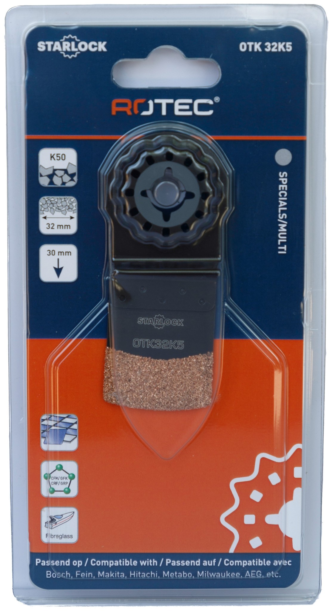 Multitool zaagblad HM Starlock SL32x30