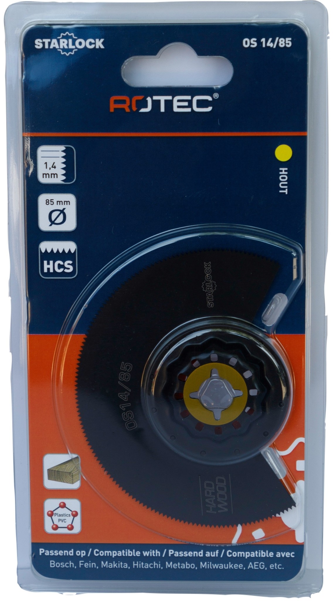 Multitool zaagblad Starlock OS14/85 HCS SL Ø 85 VE1