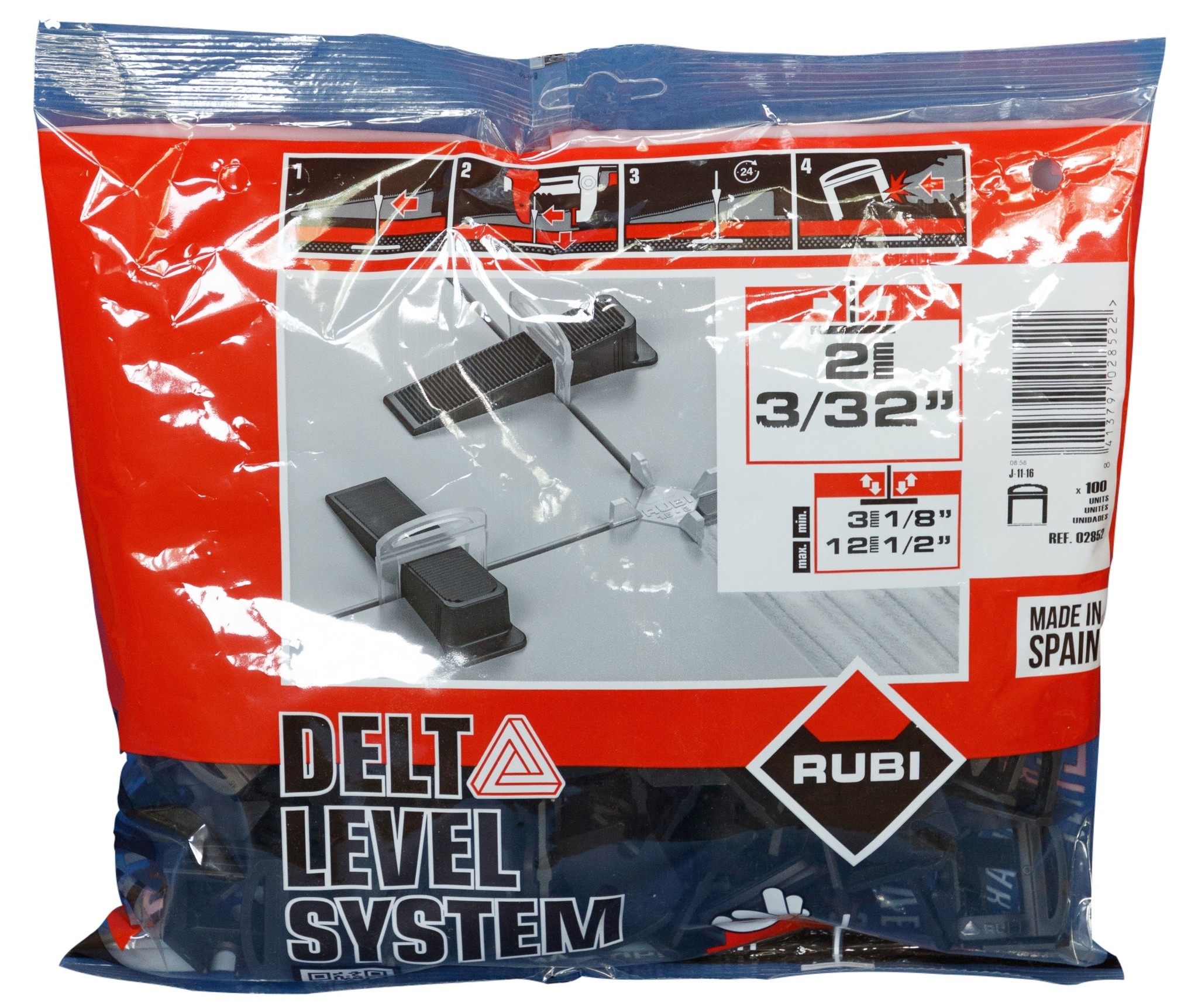 DLSCLIP 2.0/3-12MM 100ST 2852