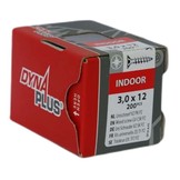 DYNAPLUS UNISCHROEF VZ PK PZ-1 3.0X12 (200)