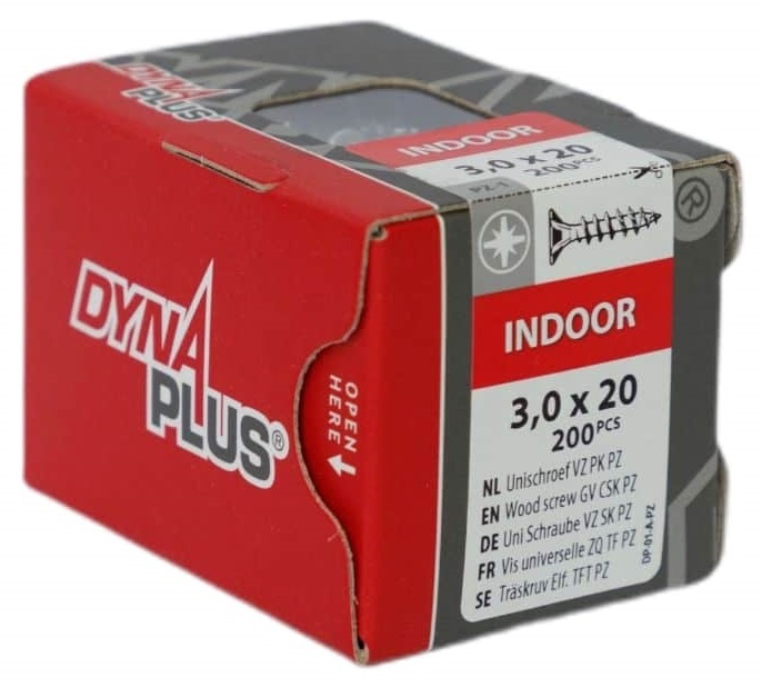 DYNAPLUS UNISCHROEF VZ PK PZ-1 3.0X20   (200)