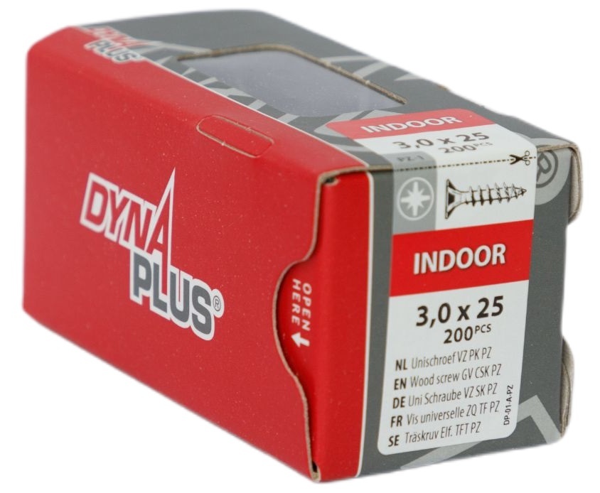 DYNAPLUS UNISCHROEF VZ PK PZ-1 3.0X25   (200)