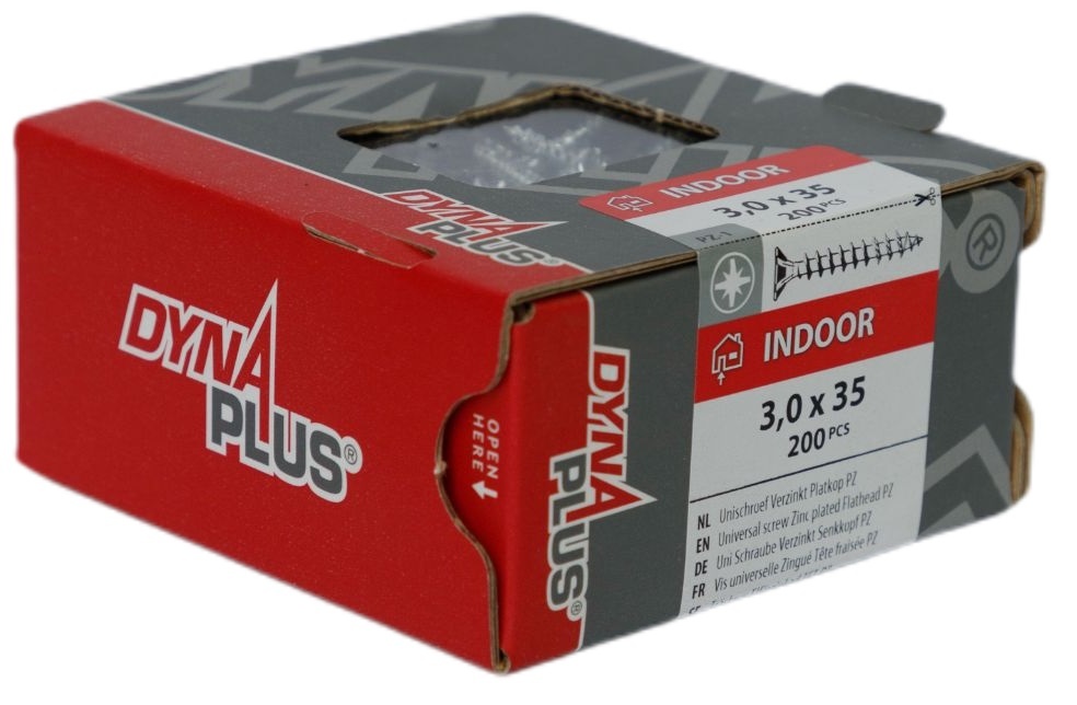 DYNAPLUS UNISCHROEF VZ PK PZ-1 3.0X35 (200)