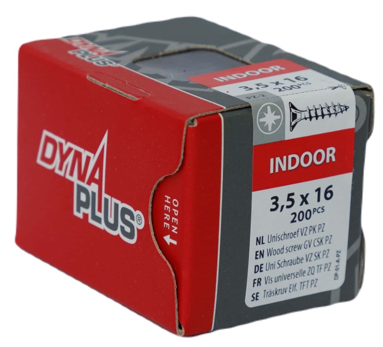 DYNAPLUS UNISCHROEF VZ PK PZ-2 3.5X16   (200)