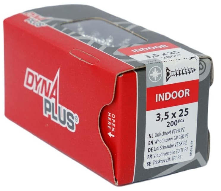 DYNAPLUS UNISCHROEF VZ PK PZ-2 3.5X25   (200)