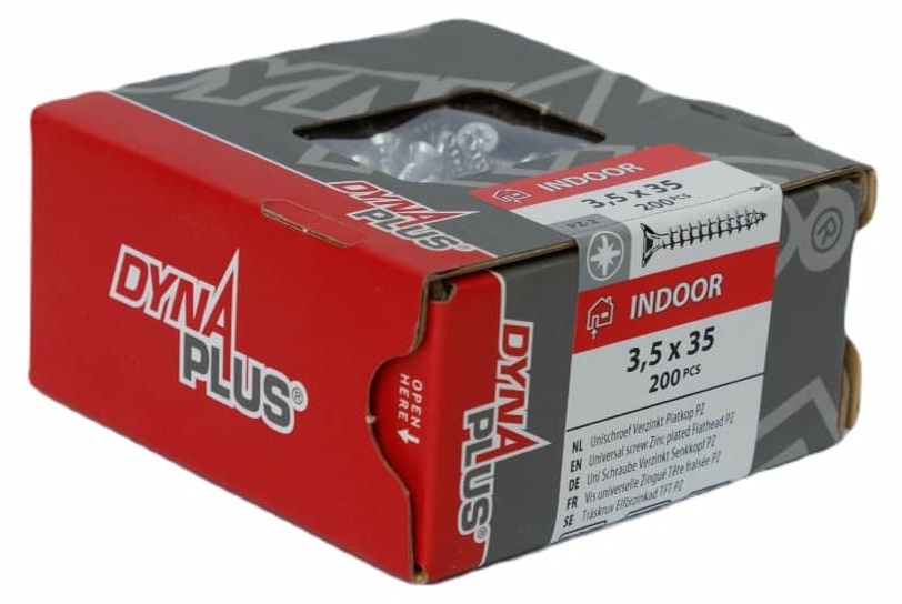 DYNAPLUS UNISCHROEF VZ PK PZ-2 3.5X35 (200)