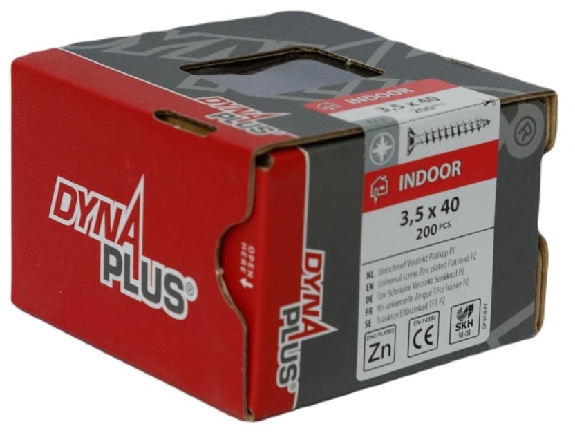 DYNAPLUS UNISCHROEF VZ PK PZ-2 3.5X40   (200)