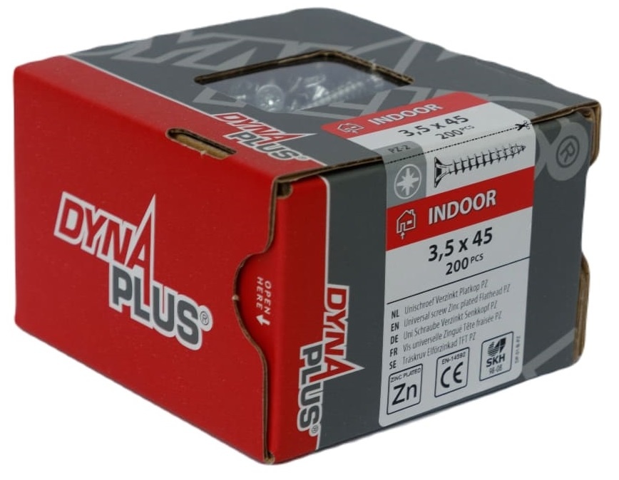 DYNAPLUS UNISCHROEF VZ PK PZ-2 3.5X45 (200)