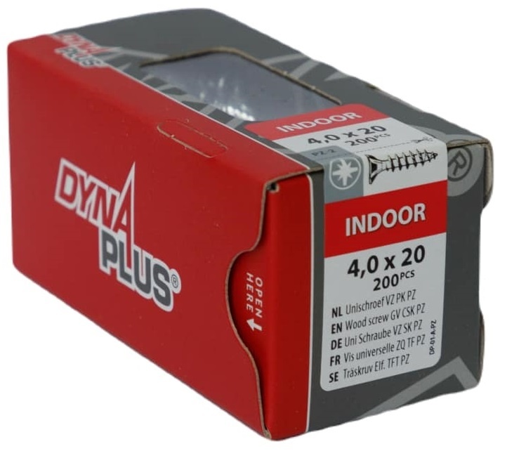 DYNAPLUS UNISCHROEF VZ PK PZ-2 4.0X20   (200)