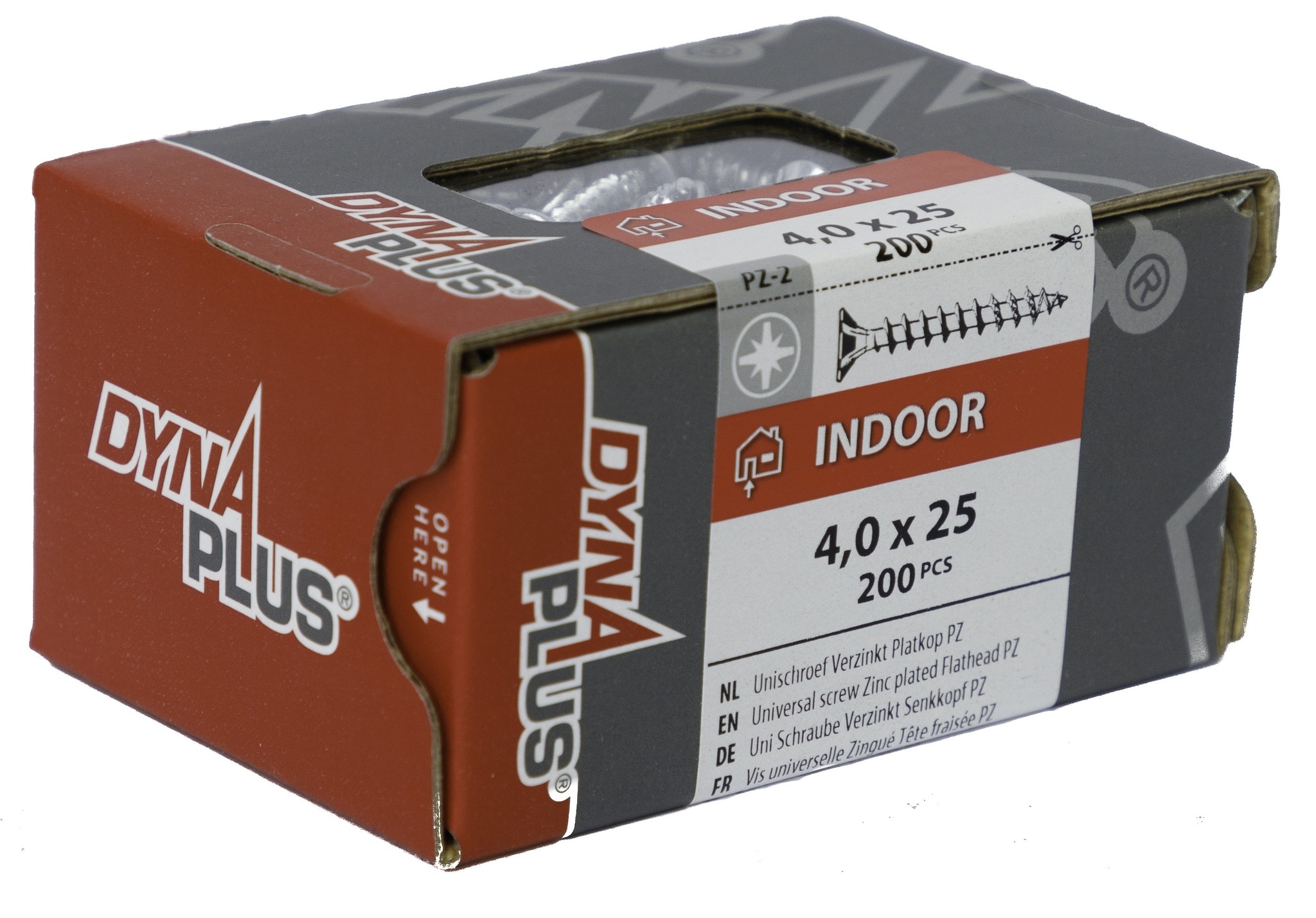 DYNAPLUS UNISCHROEF VZ PK PZ-2 4.0X25   (200)