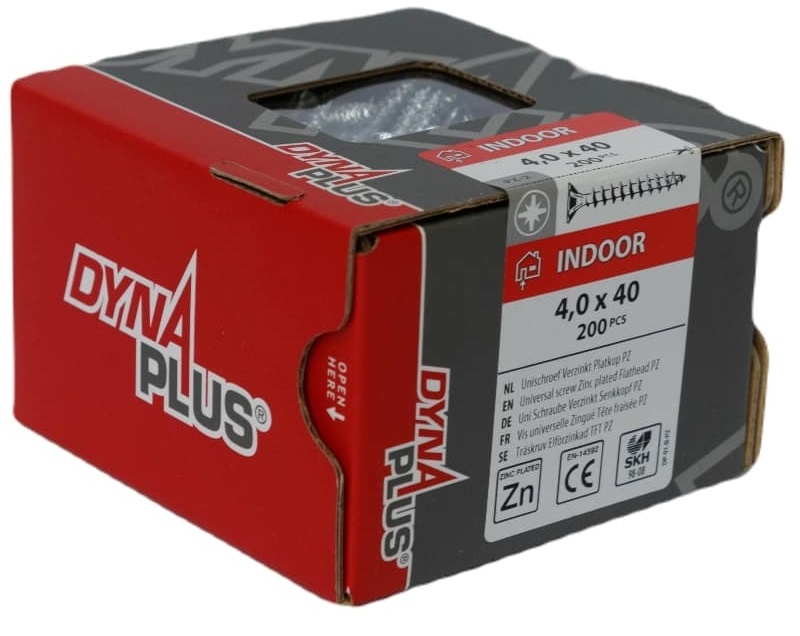 DYNAPLUS UNISCHROEF VZ PK PZ-2 4.0X40   (200)