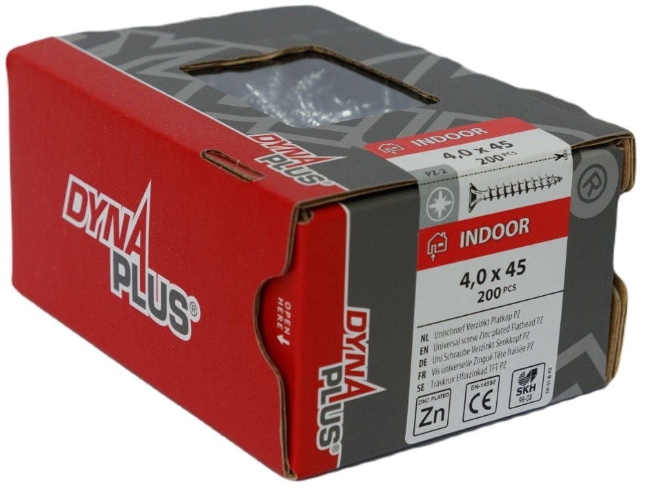 DYNAPLUS UNISCHROEF VZ PK PZ-2 4.0X45   (200)