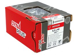 Dynaplus  Unischroef VZ PK PZ-2 4.5X40 - 200 stuks