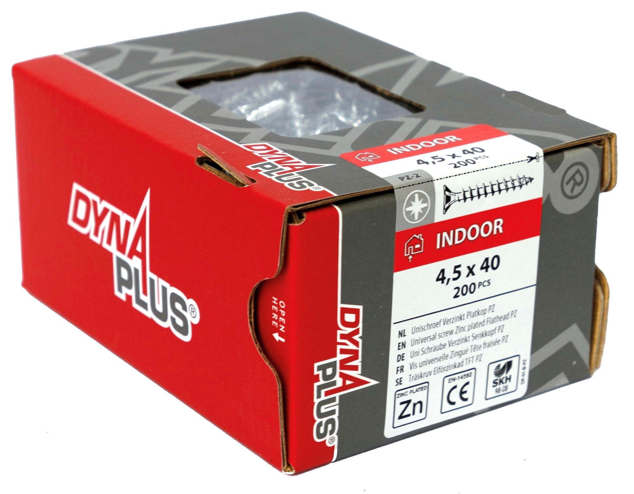 DYNAPLUS UNISCHROEF VZ PK PZ-2 4.5X40   (200)